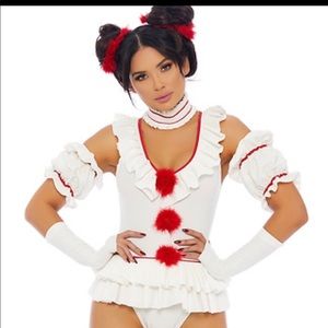 Sexy movie clown Halloween costume, size XS
